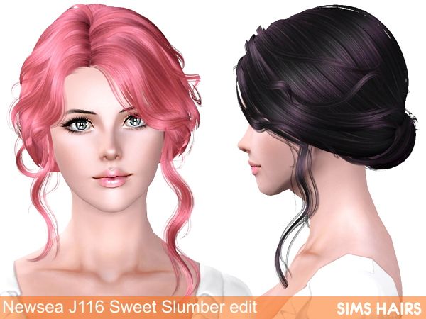 Sims 4 drill hair style